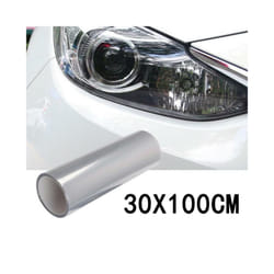 Car Headlight Protector Film Transparent Vinyl Wrap UV Protection For Tail/ Head/Brake/Fog Light 1 Roll 100*30cm