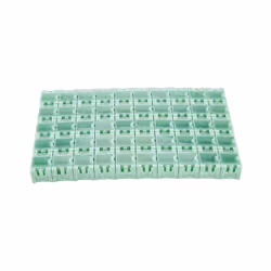 50Pcs SMT SMD Electronic Component Container Storage Boxes Electronic Components Self-locking Buckle Boxes Mini Storage