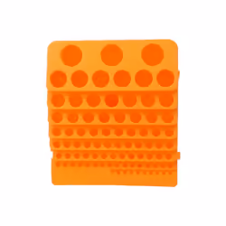 84 Holes Multifunctional Thickened Milling Cutter Reamer Drill Bit Storage Box Tool Accessories Organizer