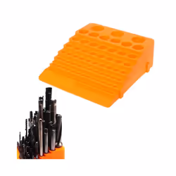84 Holes Multifunctional Thickened Milling Cutter Reamer Drill Bit Storage Box Tool Accessories Organizer
