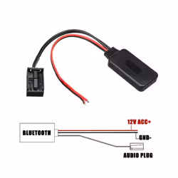 12-Pin Car Wireless Bluetooth Module Music Adapter Stereo Auxiliary Receiver Aux o Cable For Ford For Focus Mk2 Mk3 For