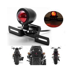 Universal Universal Motor Motorcycle Tail Light and License Plate Holder Turn Signals Brake Stop Lights Cafe Racer