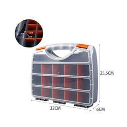 ABS plastic Portable Parts Box Screw Storage Box Metal Parts Hardware tool Screwdriver auto repair tool box