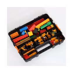 ABS plastic Portable Parts Box Screw Storage Box Metal Parts Hardware tool Screwdriver auto repair tool box