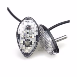 Pair Motorcycle Turn Signals Fairing Frame LED Turn Signal Lights Eagle Eyes Indicators Amber Lamp Universal for Honda Kawasaki