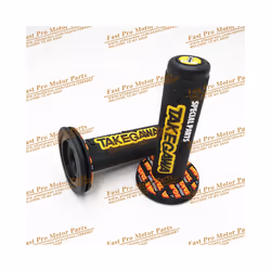 Handle Grip TAKEGAWA Motorcycle High Quality Universal Dirt Pit Bike Motocross 7/8" Handlebar Hand Grips Special parts YELLOW
