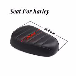 New Passenger Sissy Bar Backrest Cushion Pad For Harley Honda Suzuki Synthetic Leather Motorcycle Seat