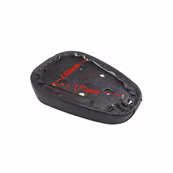 New Passenger Sissy Bar Backrest Cushion Pad For Harley Honda Suzuki Synthetic Leather Motorcycle Seat