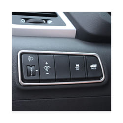 Car styling , Inner Centre Control Decoration Cover Molding Multifunction Headlight Button Frame Trims For Hyundai Tucson