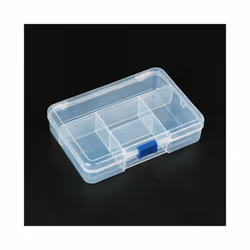 Electronic Plastic Container Box For Tools Case SMD SMT Screw Sewing PP Transparent Pink Blue Component Storage Box