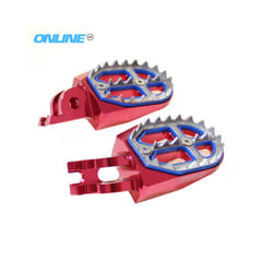 MX Wide Foot Peg Rest Pedal For CR CRF CR125 CR250 CRF250R CRF450R CRF250X CRF450X CR500 Dirt Bike Motocross Enduro Supermoto