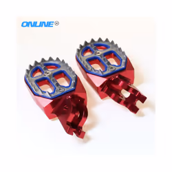 MX Wide Foot Peg Rest Pedal For CR CRF CR125 CR250 CRF250R CRF450R CRF250X CRF450X CR500 Dirt Bike Motocross Enduro Supermoto