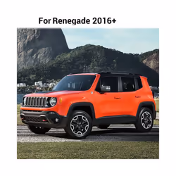 Tail Light Lamp Covers Blinds ABS Rear Taillight Guard for Jeep Renegade 2016 2017 2018 2019 2020 2021, Black