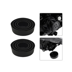 2Pcs Car Headlight Rubber Cover Auto Head Lamp Sealing Dust Cap Car Lights Waterproof Cover Car Lights Universal Accessories