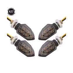 Motorcycle Turn Signal Smoke Light Indicator Light 5 LED Motorcycle Signal Light for Kawasaki