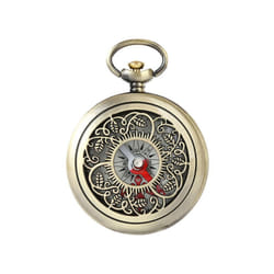 Vintage Pocket Watch Design Outdoors Hiking Navigation Watch Compass for Camping Pocket Watch with Compass Decoration Stylish