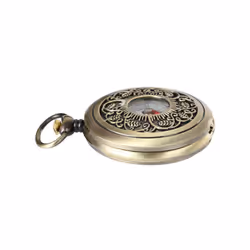 Vintage Pocket Watch Design Outdoors Hiking Navigation Watch Compass for Camping Pocket Watch with Compass Decoration Stylish