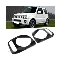Front Light Headlight Cover Trim Bezels Trim 2-piece/set for Jimny 2007-2017