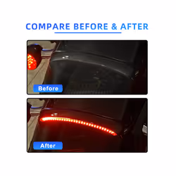 Motorcycle Tail Light Lamps Turn Signal Rear Fender Assembly Brake Taillight For Harley Softail Fat Bob FXFBS 114 FXFB 107