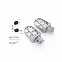 Aluminum wide flat motorcycle foot pegs rest pedal for PW80 Dirt