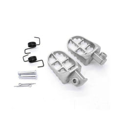 Aluminum wide flat motorcycle foot pegs rest pedal for PW80 Dirt