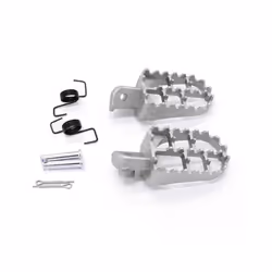 Aluminum wide flat motorcycle foot pegs rest pedal for PW80 Dirt