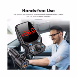 Car Bluetooth Wireless Car FM Transmitter Receiver MP3 Player Radio Adapter USB Charger Kit Music Adapter Autoradio