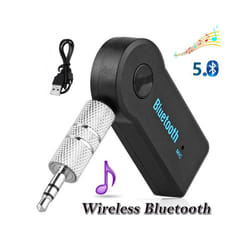 2 in 1 Wireless Bluetooth 5.0 Receiver Adapter 3.5mm Jack For Car Music Audio Aux A2dp Headphone Reciever Handsfree