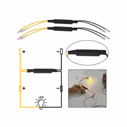 12V 21W Fault Decoder For Motorcycle Flashing Turn Signal Lights LED Indicator Load Resistor Motorbike Taillights Blinker