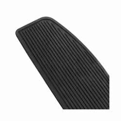 Motorcycle Black Floorboards Foot Pegs Footrest Pedals For Harley Touring Electra Glide Road King Softail Rubber Rider Insert