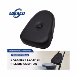 Backrest Leather Pad Universal Motorcycle Sissy Bar Pillion Cushion For Harley Yamaha Honda Suzuki Kawasaki Chopper Cruiser