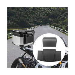 Motorcycle Passenger Backrest Pad Waterproof Storage Box Back Cushion Luggage Case Back Cushion Easy to Install Back Cushion