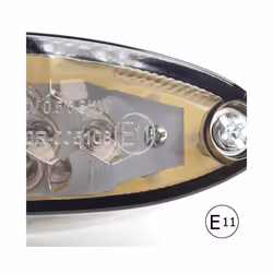 Universal 28-LED Smoked Rear Tail Light Brake Number License Plate Lamp Motorcycle ATV Quad Street Bike Off Road Lighting