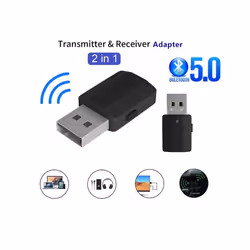 Mini 3.5mm AUX Stereo Wireless Bluetooth Adapter 5.0 Bluetooth Transmitter Receiver for Car Music Bluetooth Transmitter