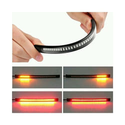 Flexible 48 LED Motorcycle Light Bar Strip Tail Brake for Transalp 650 Africa Twin 1100 Light Indicators F800R