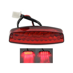 LED 3Wire 12V Brake Stop Light License Taillight Red For ATV Off-road Motorcycle Running Tail Light Universal 12V Red
