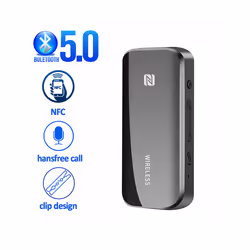 Bluetooth 5.0 Transmitter Receiver NFC TF Card EDR Wireless Adapter Dongle 3.5mm AUX for TV PC Headphones Stereo Car HIFI