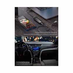 Bluetooth 5.0 Transmitter Receiver NFC TF Card EDR Wireless Adapter Dongle 3.5mm AUX for TV PC Headphones Stereo Car HIFI