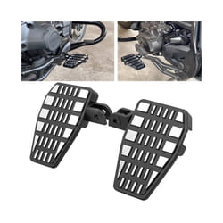 Motorcycle Black CNC Billet Aluminum Front Driver Footrests Foot Pegs Wide Pedals For Honda Rebel 1100 CMX1100 2021-2023