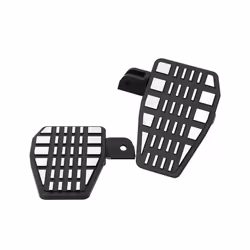 Motorcycle Black CNC Billet Aluminum Front Driver Footrests Foot Pegs Wide Pedals For Honda Rebel 1100 CMX1100 2021-2023