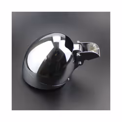12V 35W Motorcycle Chrome Bullet Headlight High /Low Beam Front Head Light with Headlamp Bracket For Honda Yamaha Suzuki