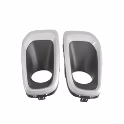 2pcs Fog Light Cover Bezels (LH+RH) For Jeep Renegade 2015-2018 Pair Fog Light Cover Bezel Bumper Lamp Front Car Accessory