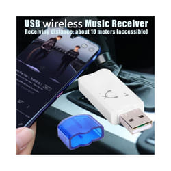 BT-470 USB Bluetooth Stereo Audio Adapter Dongle Wireless Music Receiver Car Kit