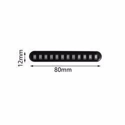 2Pcs 12 LED Moto Signal Lights Sequential Water Flowing Mini Strips Motorcycle Car Strips Led Turn Signal Flasher Lights
