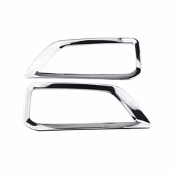 For Hyundai Kona Encino Kauai SUV 2017 2018 2019 2020 Chrome Car Front Fog Light Lamp Cover Trim Foglight Bezel Trim Accessories