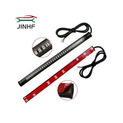 1 set Flexible 48 LED Motorcycle Light Bar Strip Tail Turn Signal Tail Rear Brake Stop Bulb Lamp Brake Light 12V