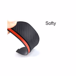 2Pcs Carbon Fiber Rearview Mirror Eyebrow Cover Sticker For Fiat Panda