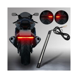 Flexible Motorcycle 48 LED Strip Rear Tail Brake Stop Turn Signal Light Lamps