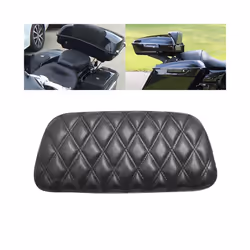 For Harley Touring Road King Street Glide Road Glide Tri Glide 2014-2022 Black Rear Razor Chopped Tour Pack Backrest Cushion