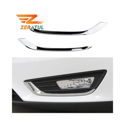 Zeratul for Ford Focus 3 MK3 2015 - 2018 ABS Chrome Car Front Fog Lamps Fog Lights Decoration Cover Trim Sticker Accessories